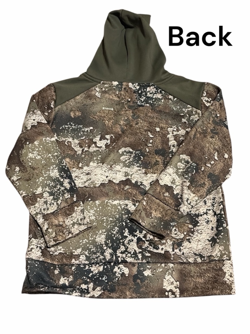 RedHead Kids Camo Hoodie in Olive & Brown Realtree Graphic - Picture 4 of 4